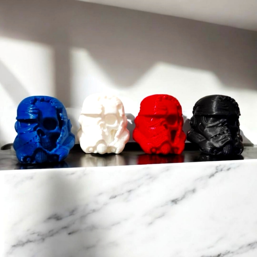 Set of Four 3D Printed Dead Stormtrooper Figurines